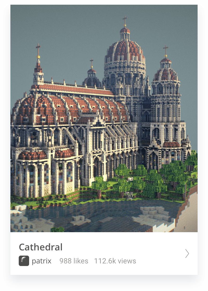 Minecraft cathedral thumbnail
