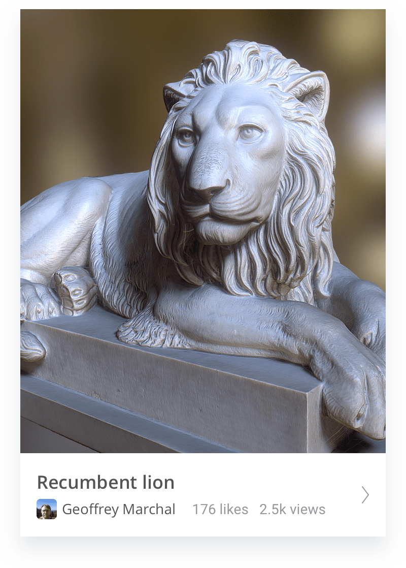 Recumbent lion thumbnail